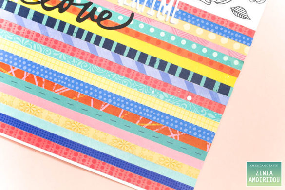 Bright & Colorful Summer layout using Vicki Boutin products by American Crafts. @ziniaredo @americancrafts @vickiboutin #americancrafts #vickiboutin #scrapbook #scrapbooking #shimelle