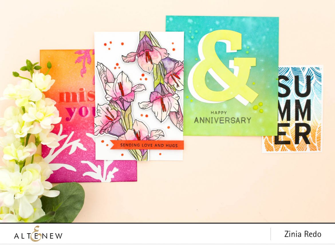 Altenew August 2018 Stamp/Die Release Blog Hop + Giveaway @ziniaredo #ziniaredo @altenewllc #altenew #altenewrelease #stamps #stamping