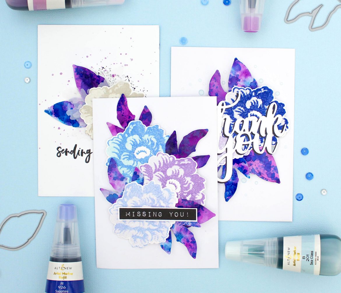 Refresh Your Alcohol Markers Blog Hop + Giveaway @altenewllc @ziniaredo #altenew #ziniaredo #cards #cardmaking #alcoholink