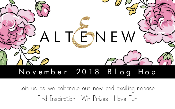 Altenew November 2018 Stamp/Die/Ink/Sticker Release Blog Hop + Giveaway