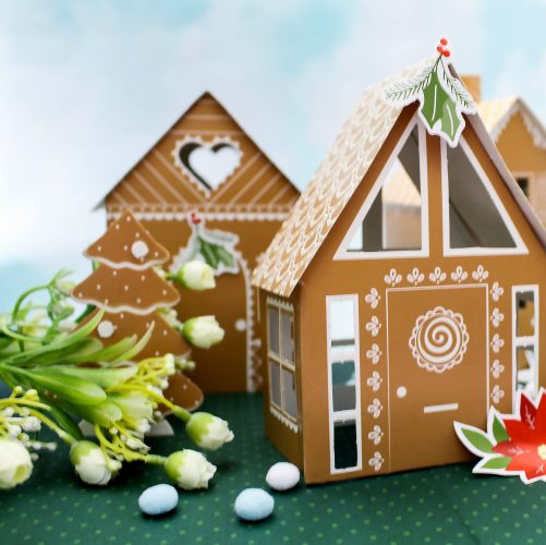 Happy Holiday Village by DCWV » Zinia Redo