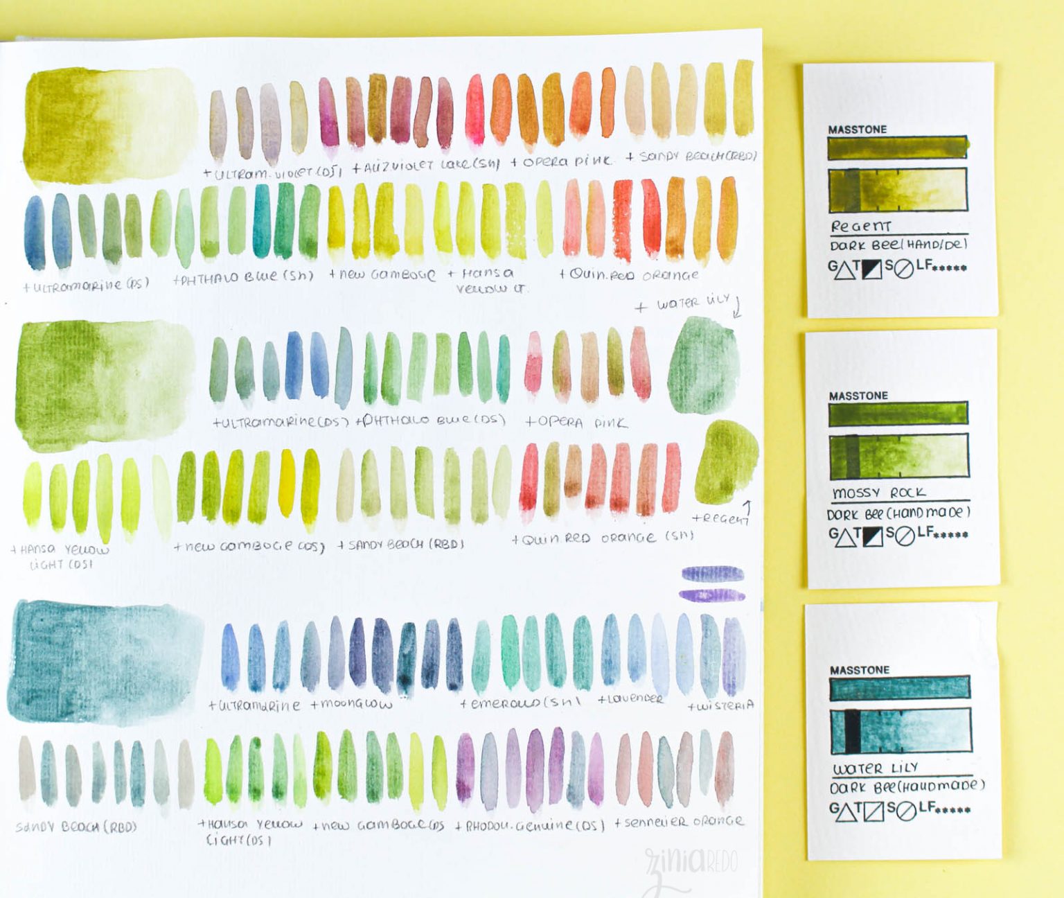 Product Review - Dark Bee Handmade Watercolors » Zinia Redo